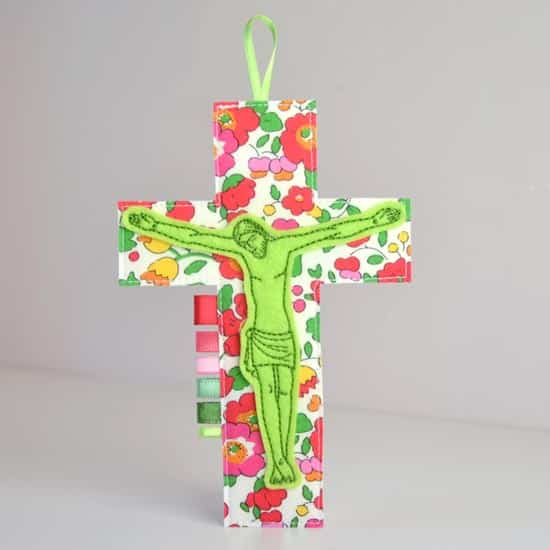 Crucifix Liberty cadeau de naissance, baptême, communion