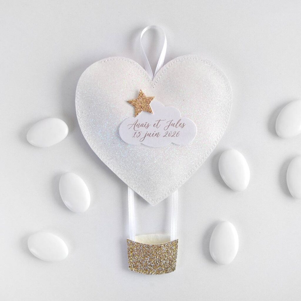 contenant à dragées mariage cadeau invités
