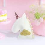 ballotin à dragées licorne paillettes