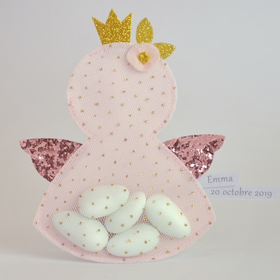 ballotin à dragées fée princesse