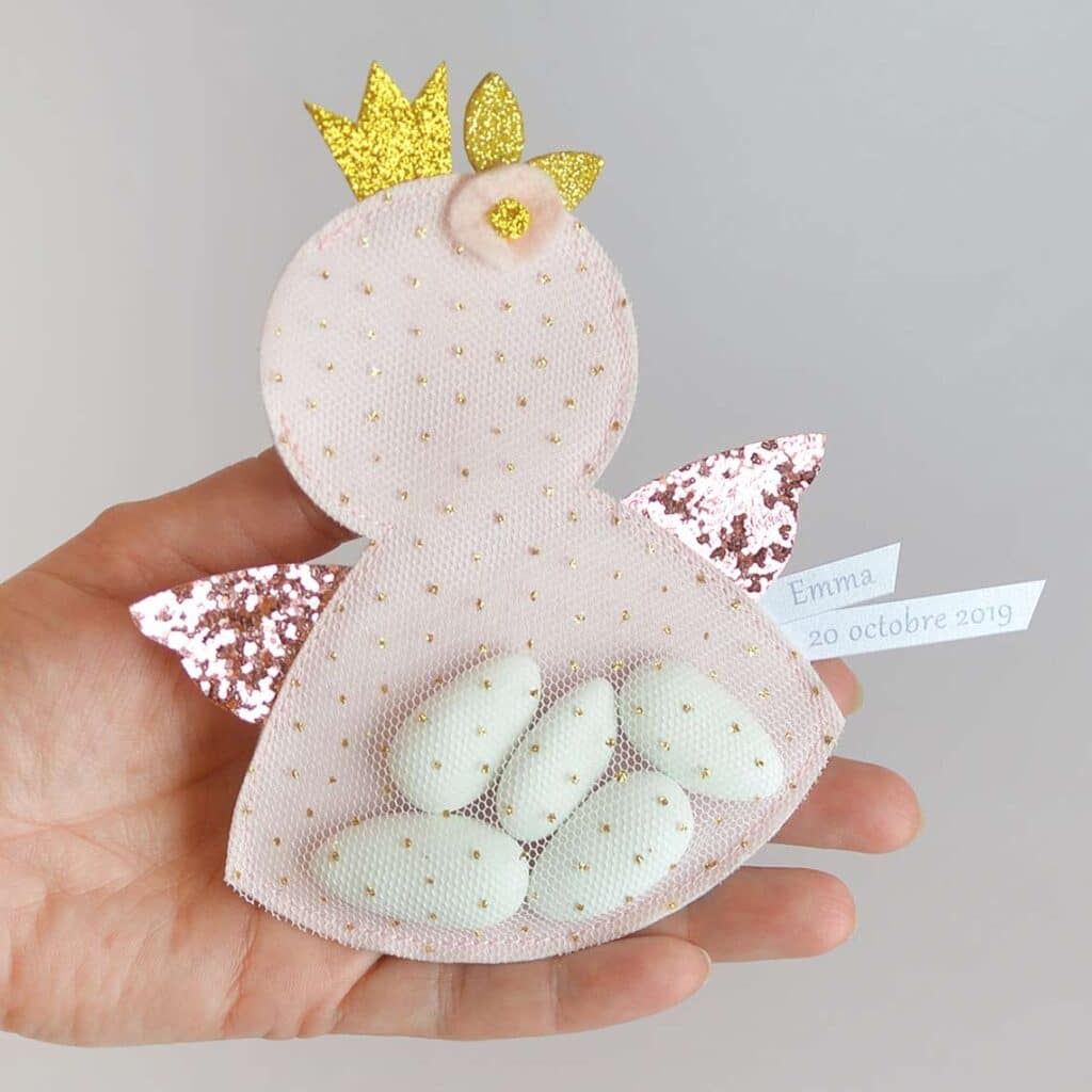 ballotin à dragées fée princesse