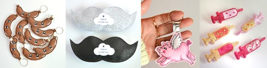 cadeaux invités humoristiques en tissu