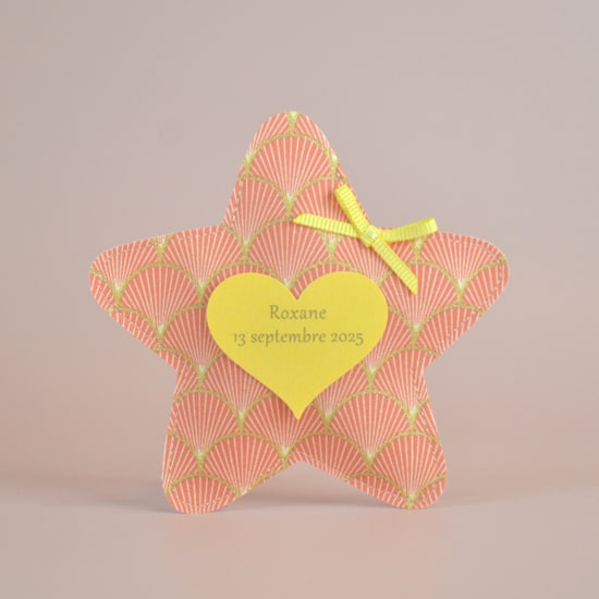 sachet à dragées étoile