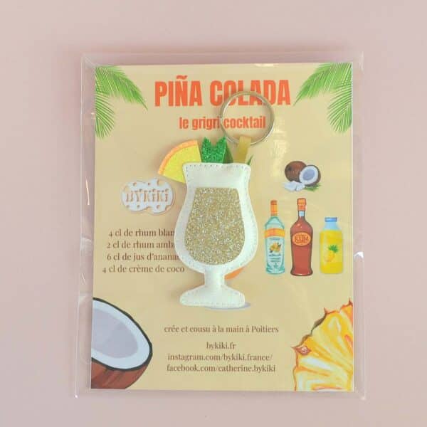 goodies porte-clés cocktail pina colada