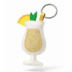 porte-clés pina colada cocktail paillettes