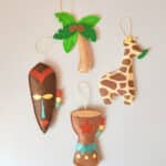 décorations de Noël personnalisées thème Afrique