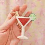 Porte-clés cocktail Cosmopolitan goodie événementiel chic